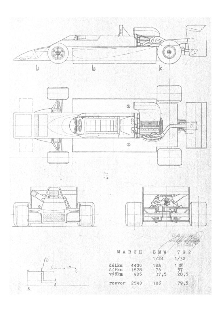 street race car blueprint
